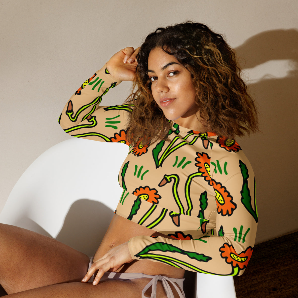 Long Sleeve Crop Top