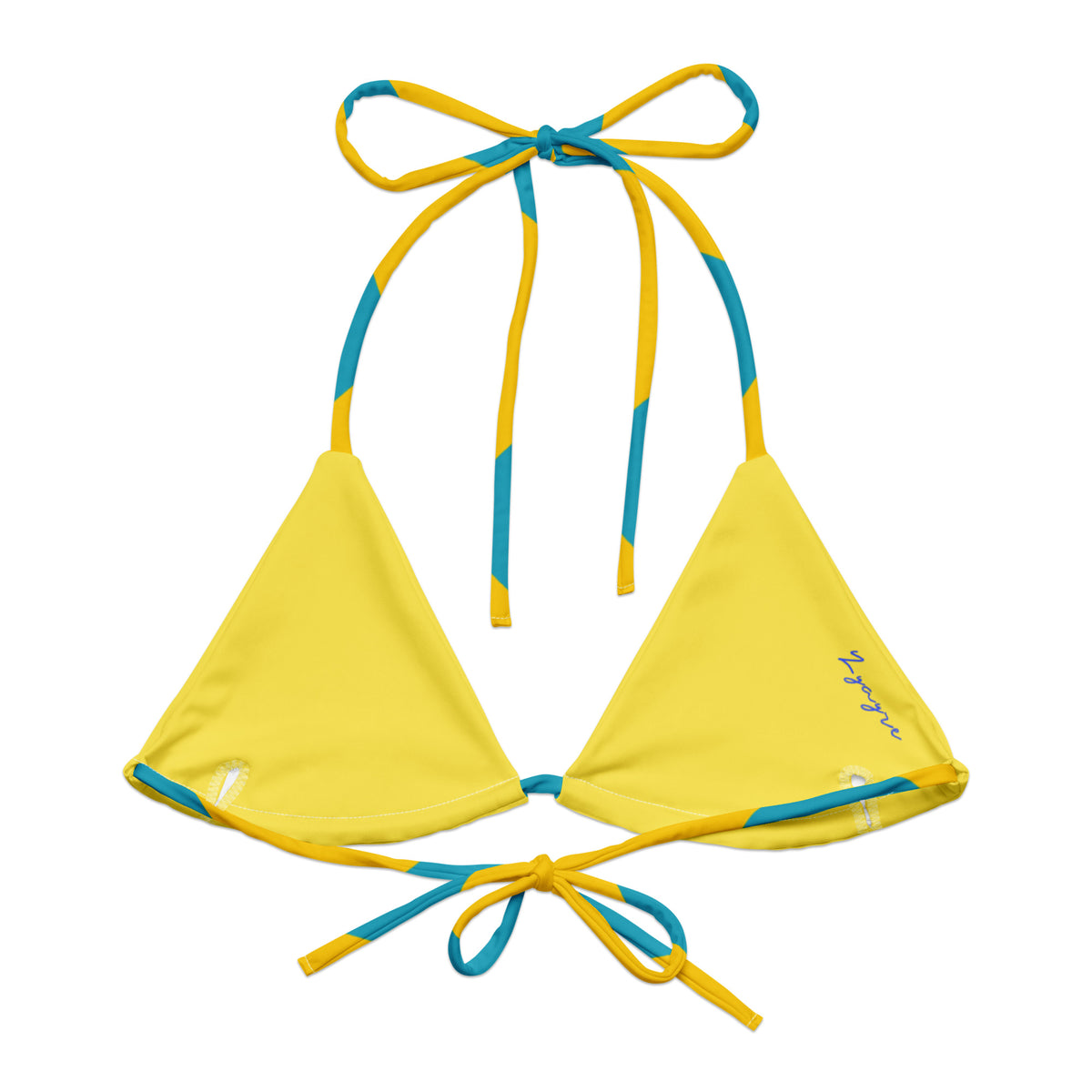 PADDED STRING BIKINI TOP