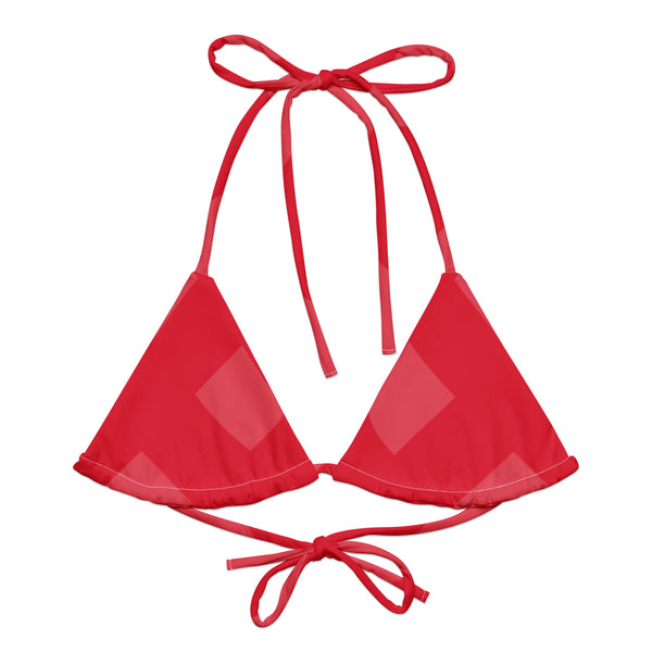 PADDED STRING BIKINI TOP
