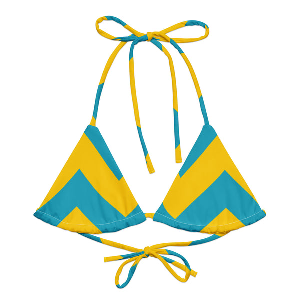 PADDED STRING BIKINI TOP