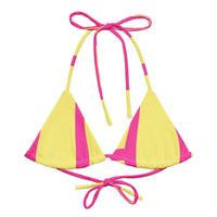 PADDED STRING BIKINI TOP