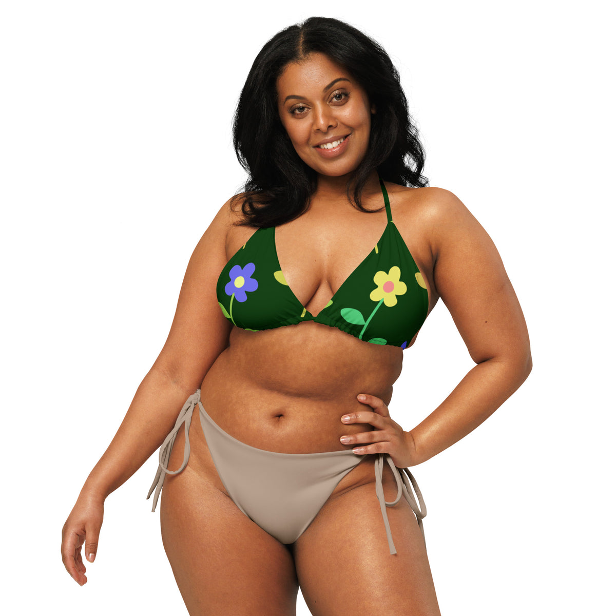 PADDED STRING BIKINI TOP