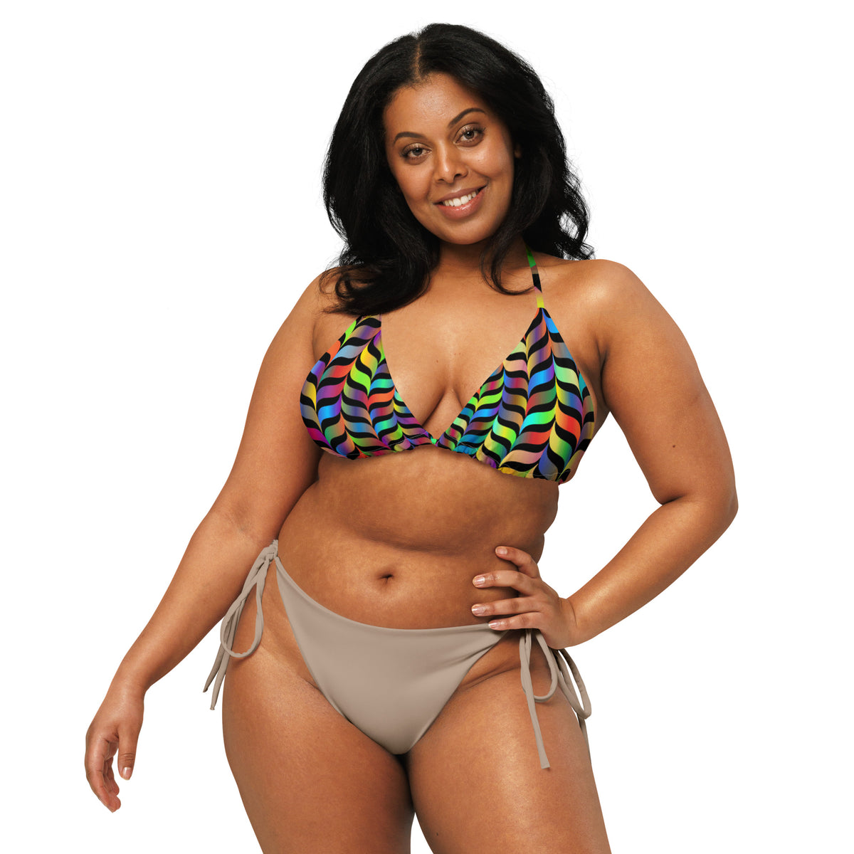 PADDED STRING BIKINI TOP
