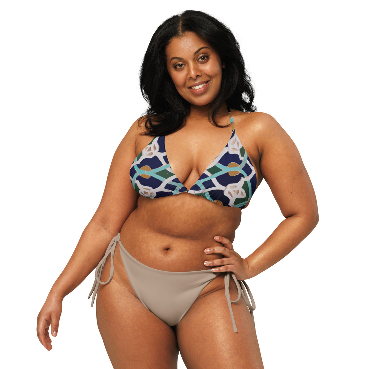 PADDED STRING BIKINI TOP