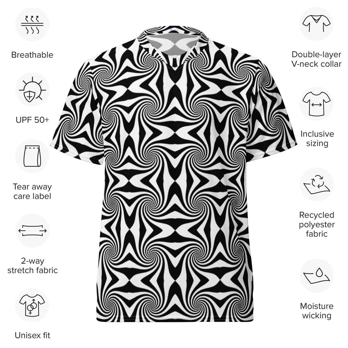 Unisex sports jersey