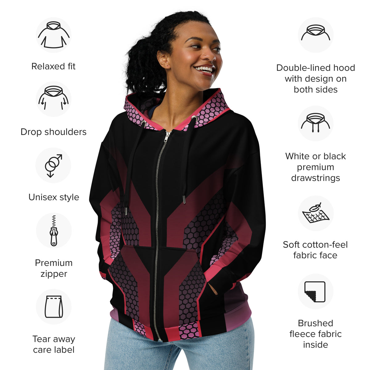 AOP FULL ZIP