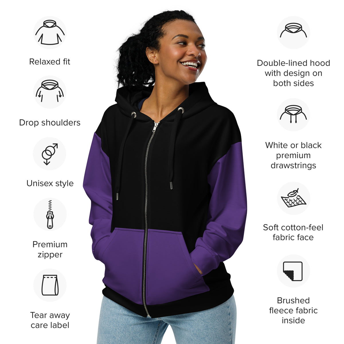 AOP FULL ZIP