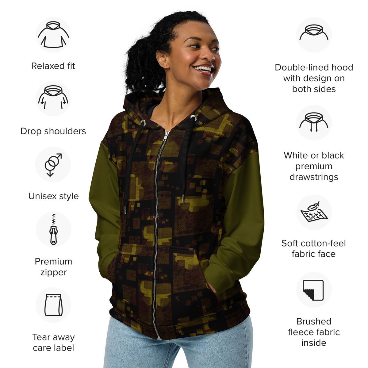 AOP FULL ZIP