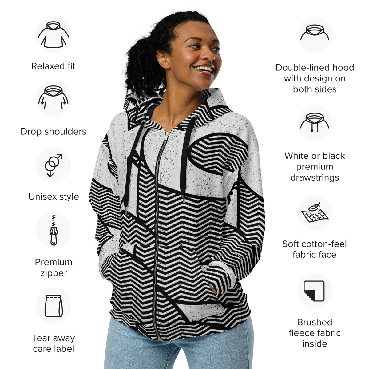 AOP FULL ZIP