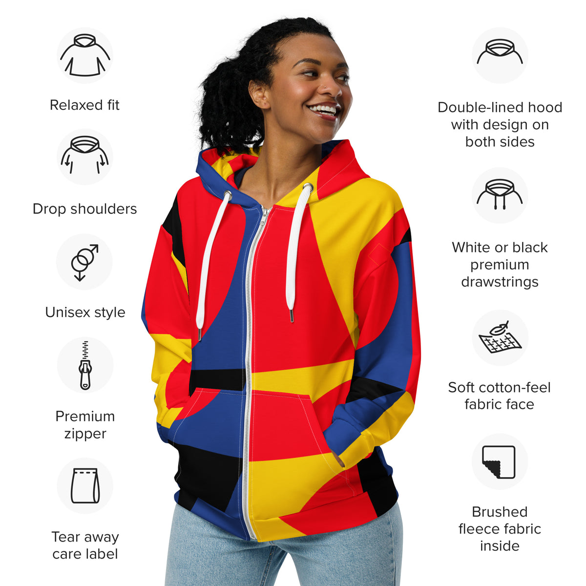 AOP FULL ZIP