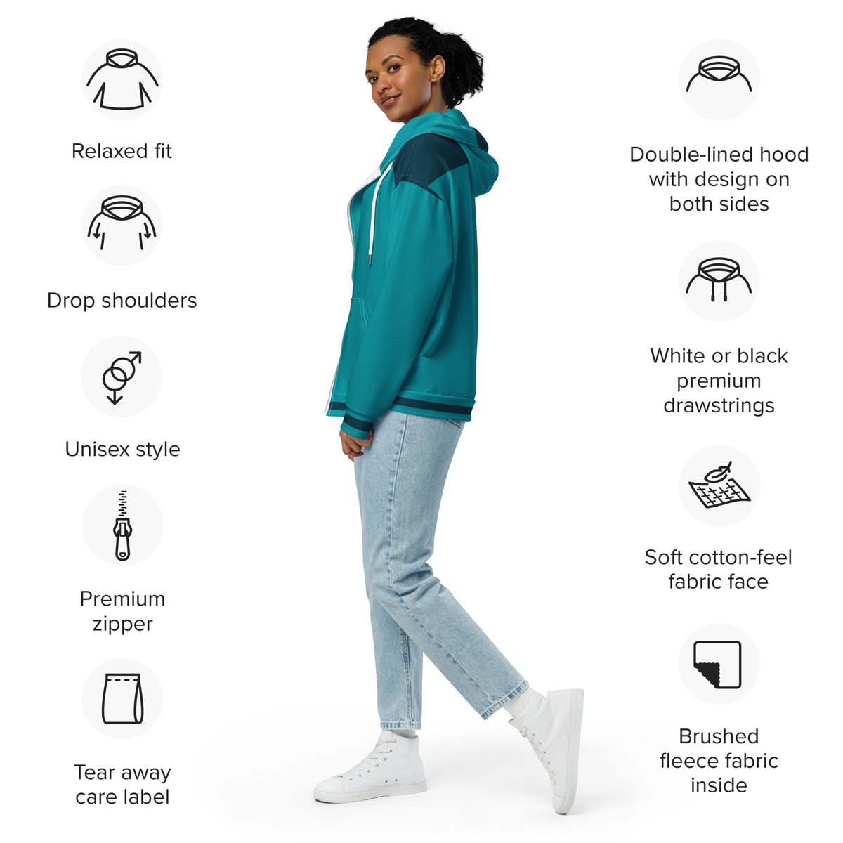 AOP FULL ZIP