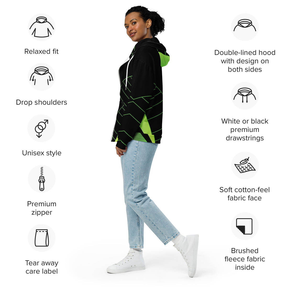 AOP FULL ZIP
