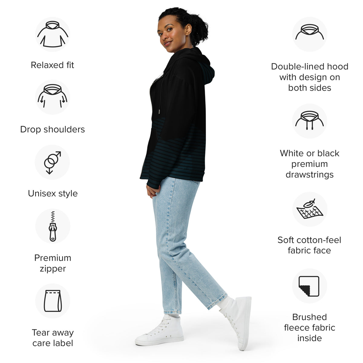 AOP FULL ZIP