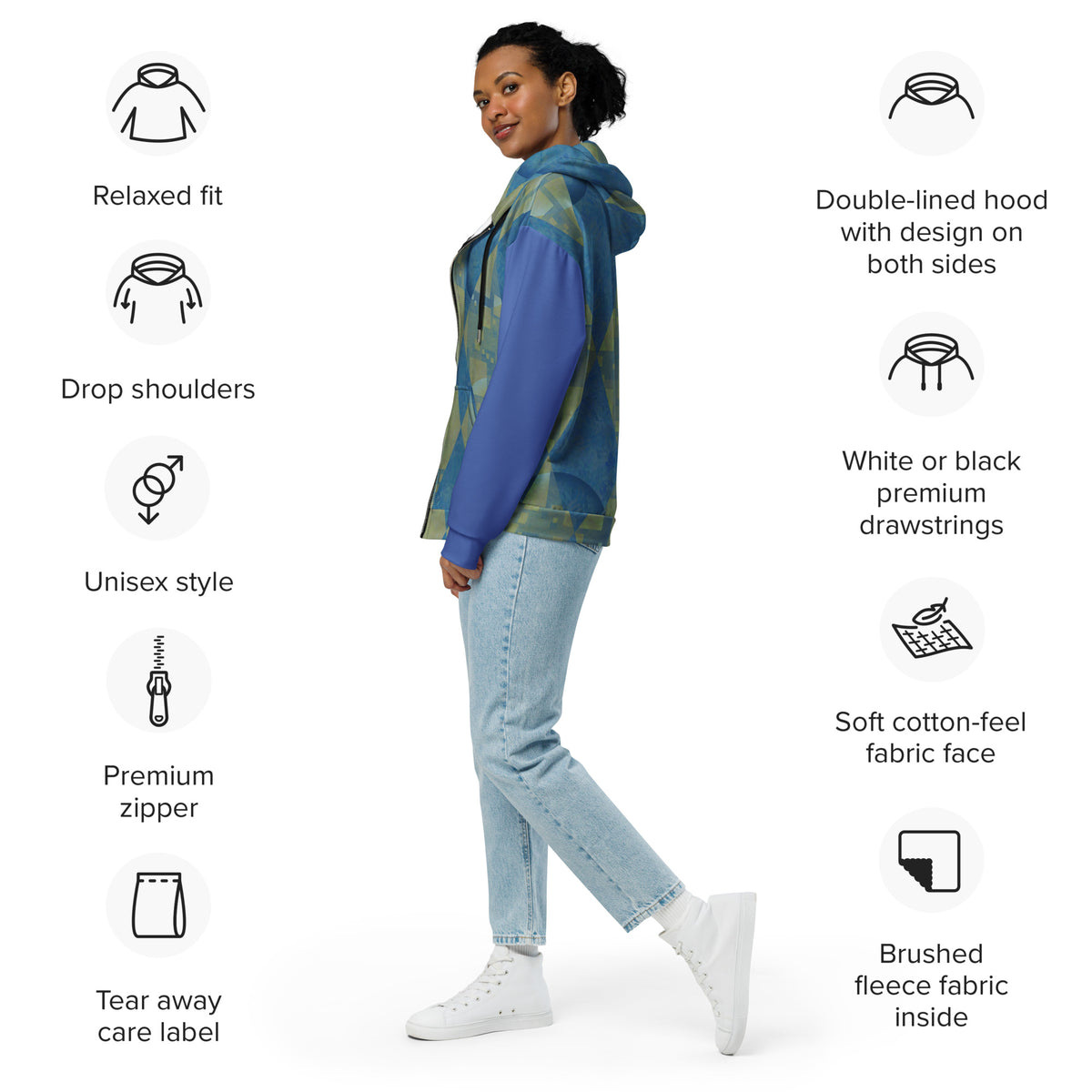 AOP FULL ZIP