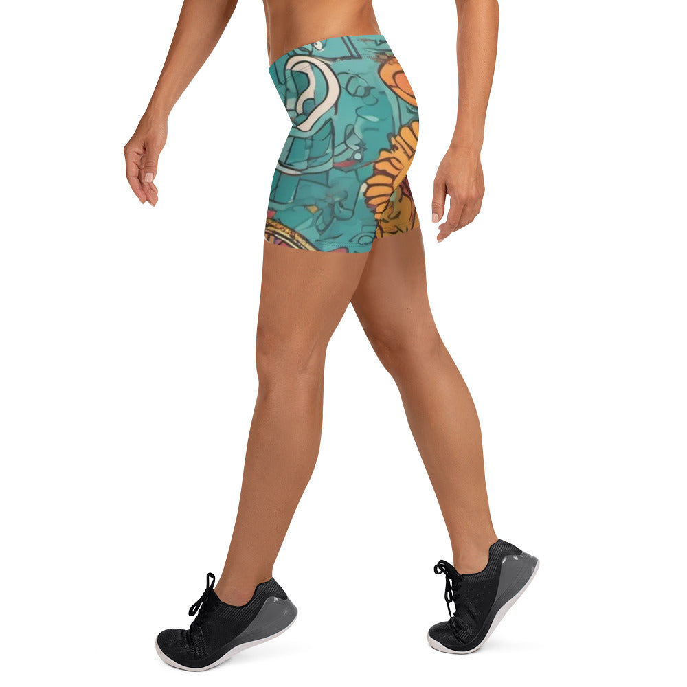 PRINT SHORTS