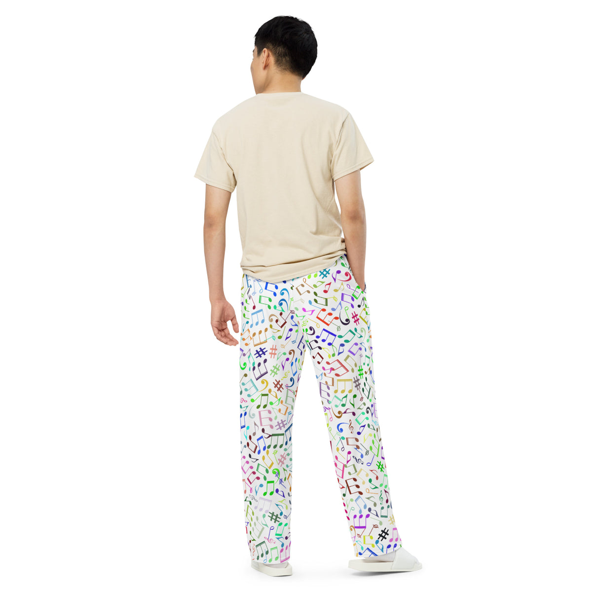 Unisex wide-leg pants