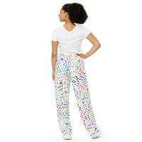 Unisex wide-leg pants