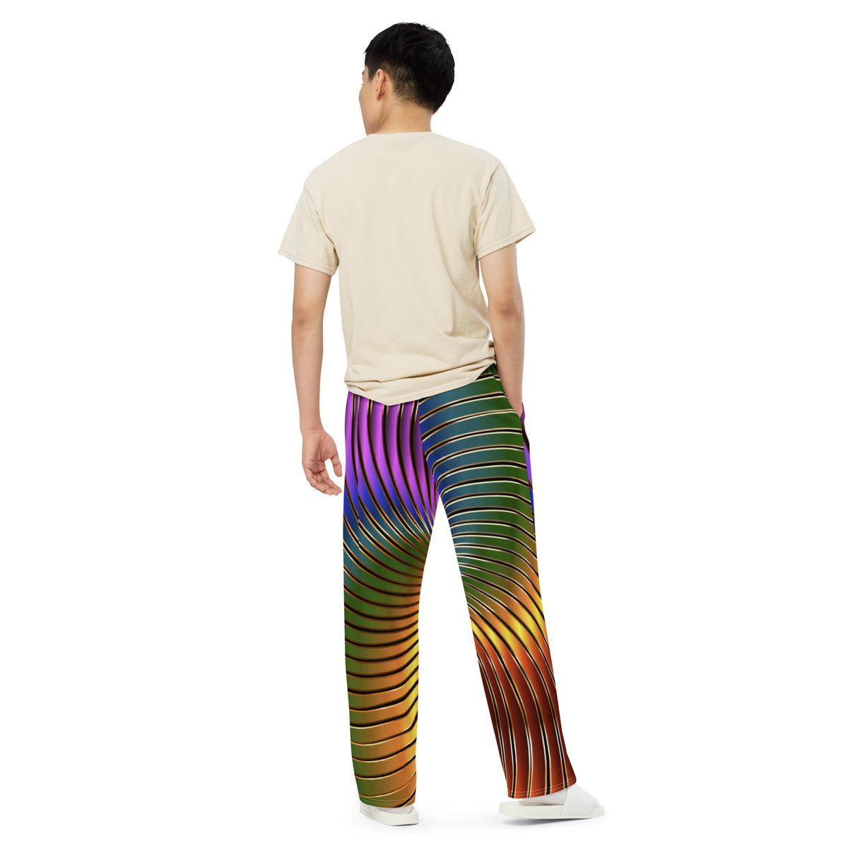 Unisex wide-leg pants