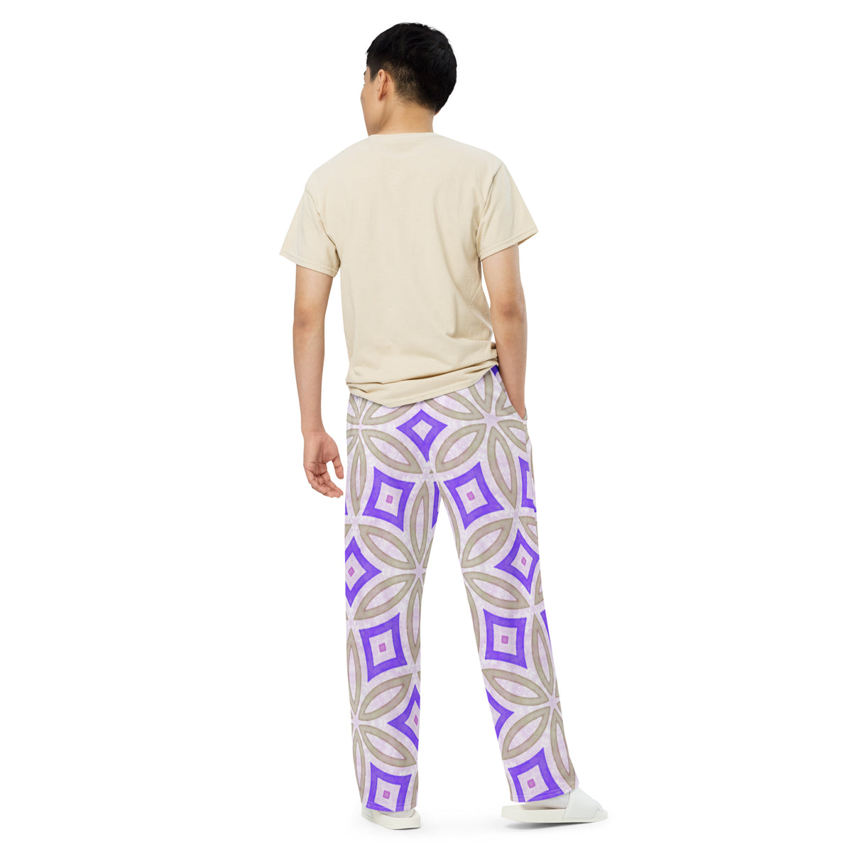 Unisex wide-leg pants