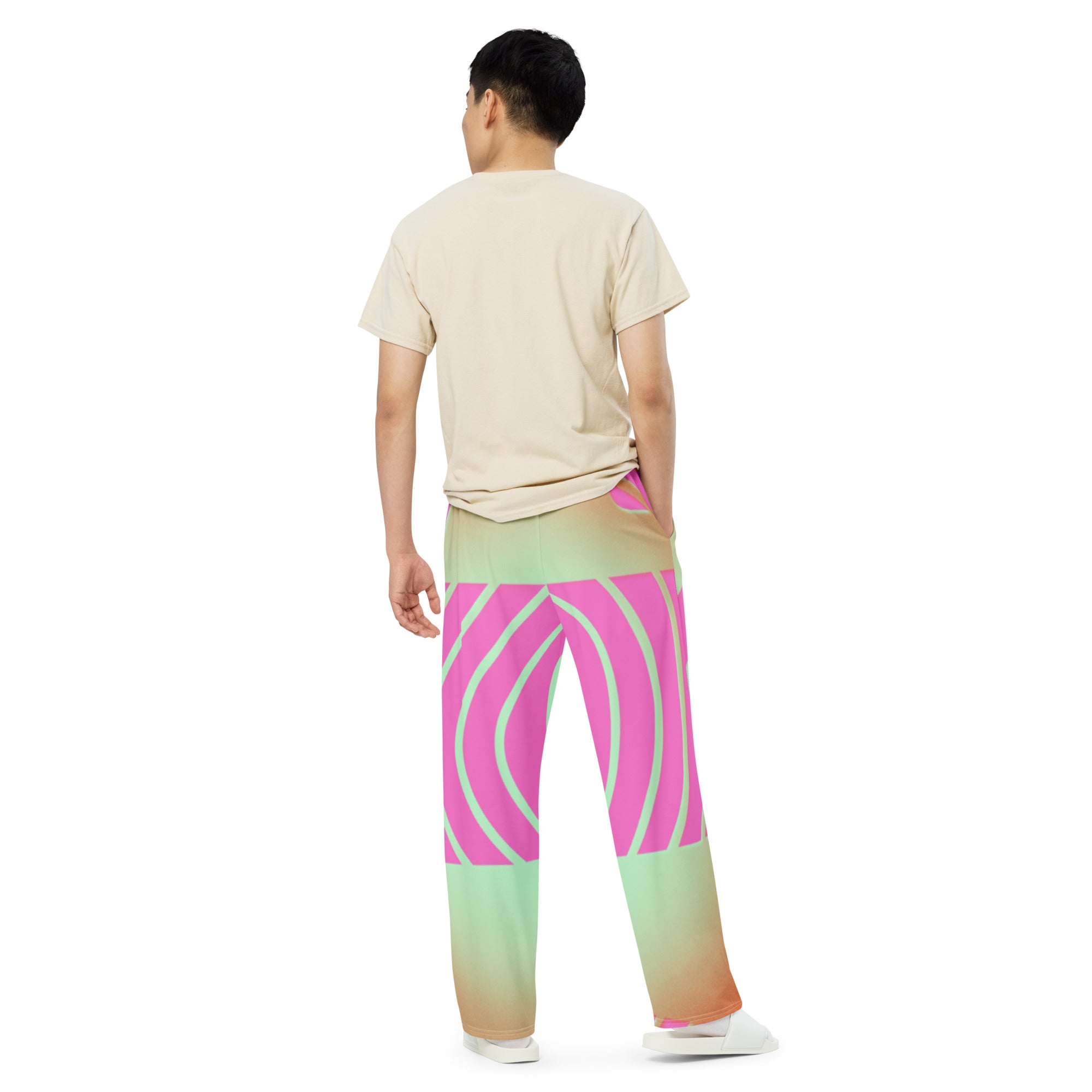 Unisex wide-leg pants