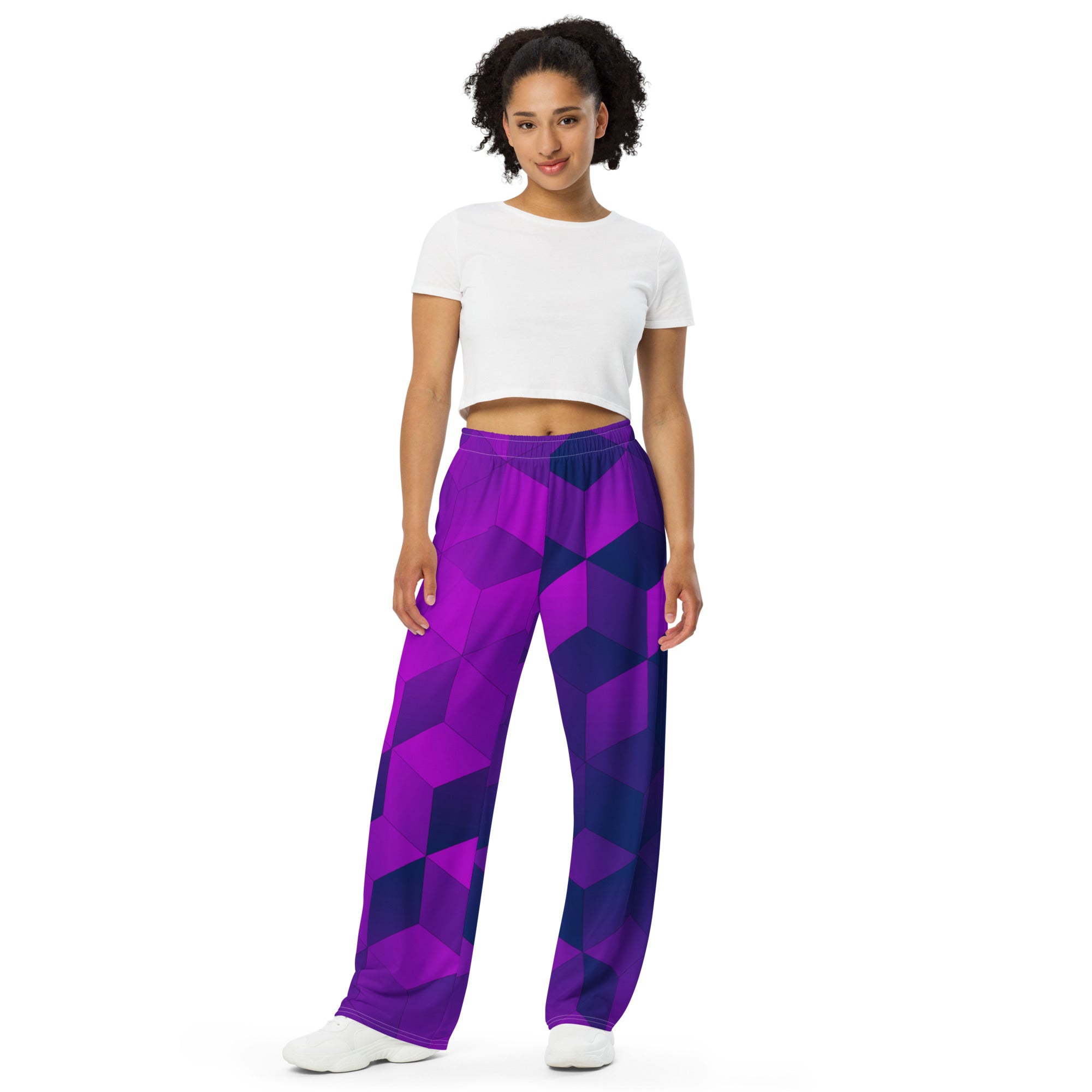 Unisex wide-leg pants