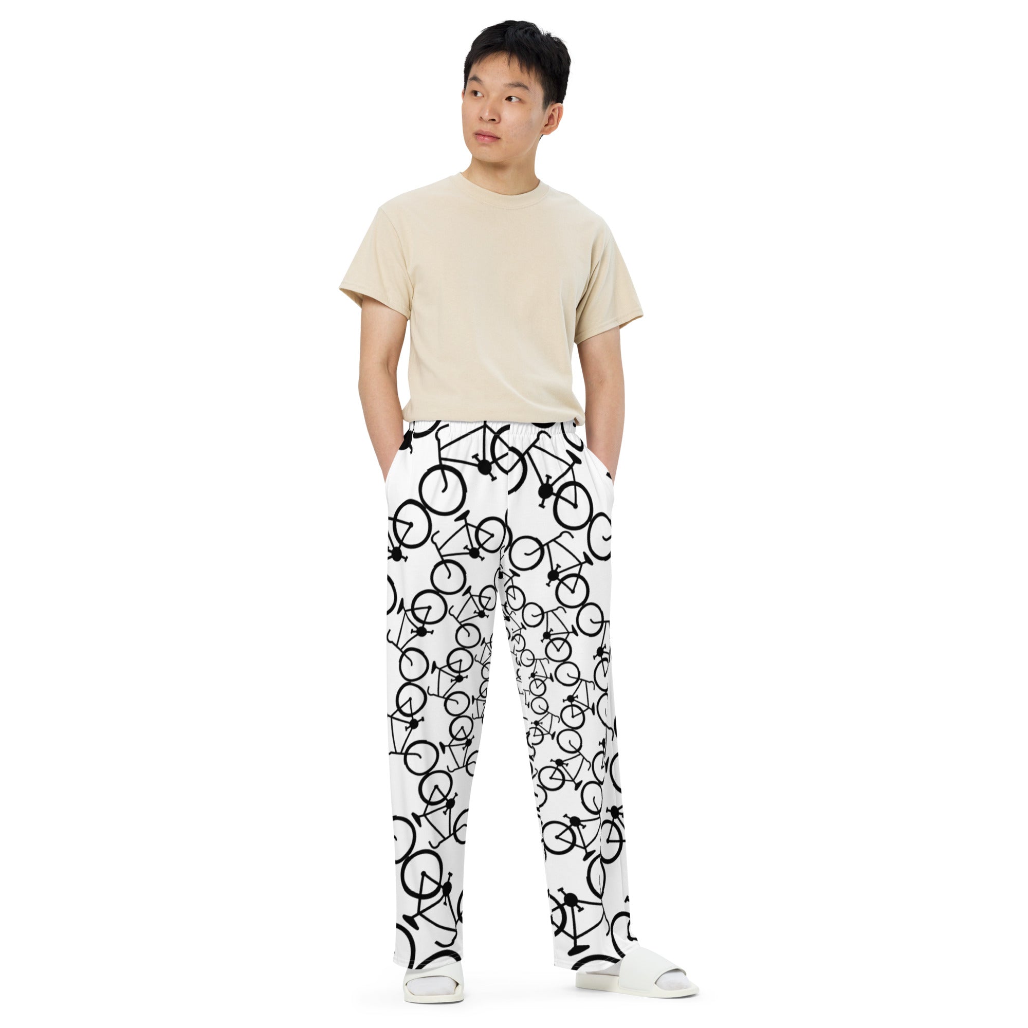 Unisex wide-leg pants