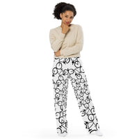 Unisex wide-leg pants
