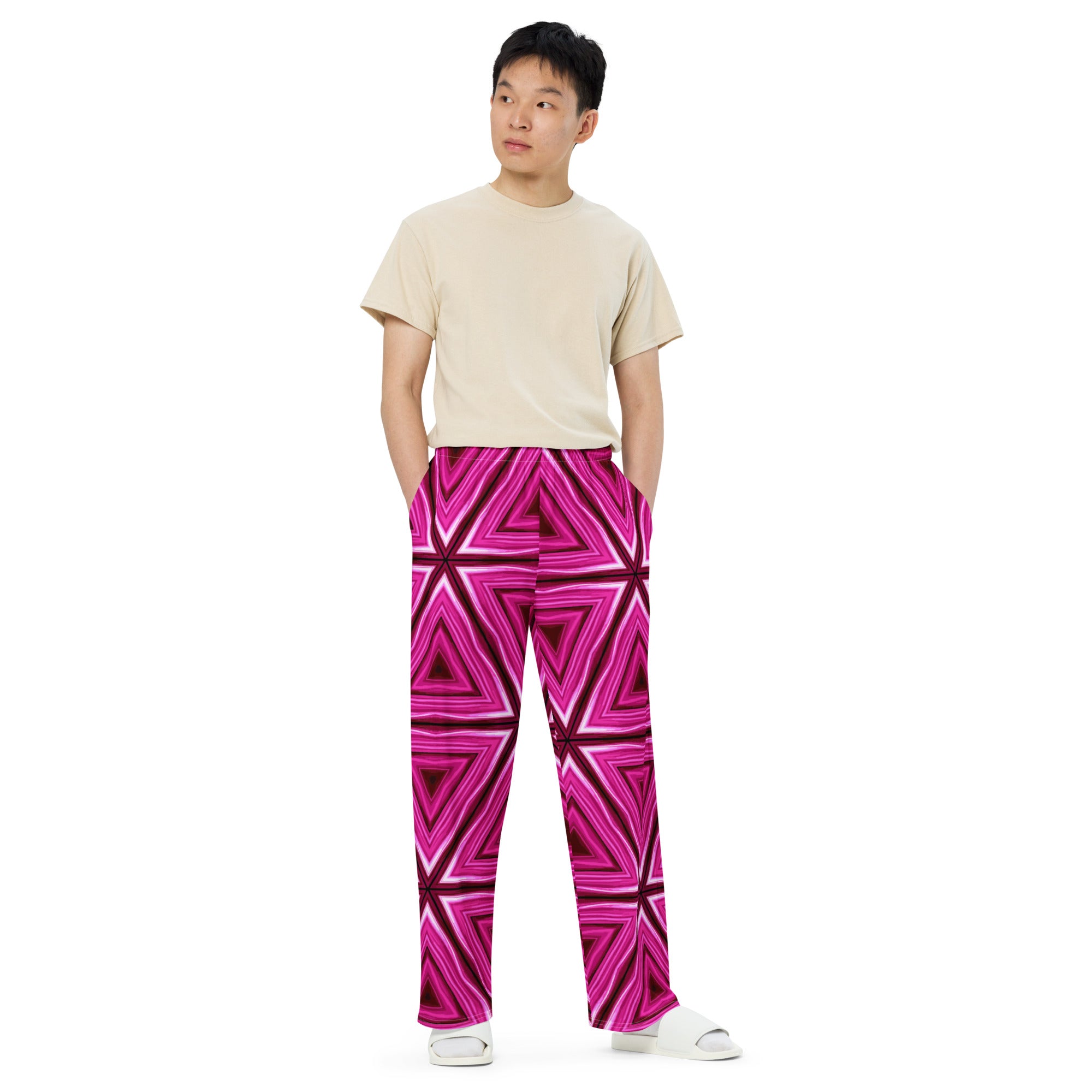 Unisex wide-leg pants