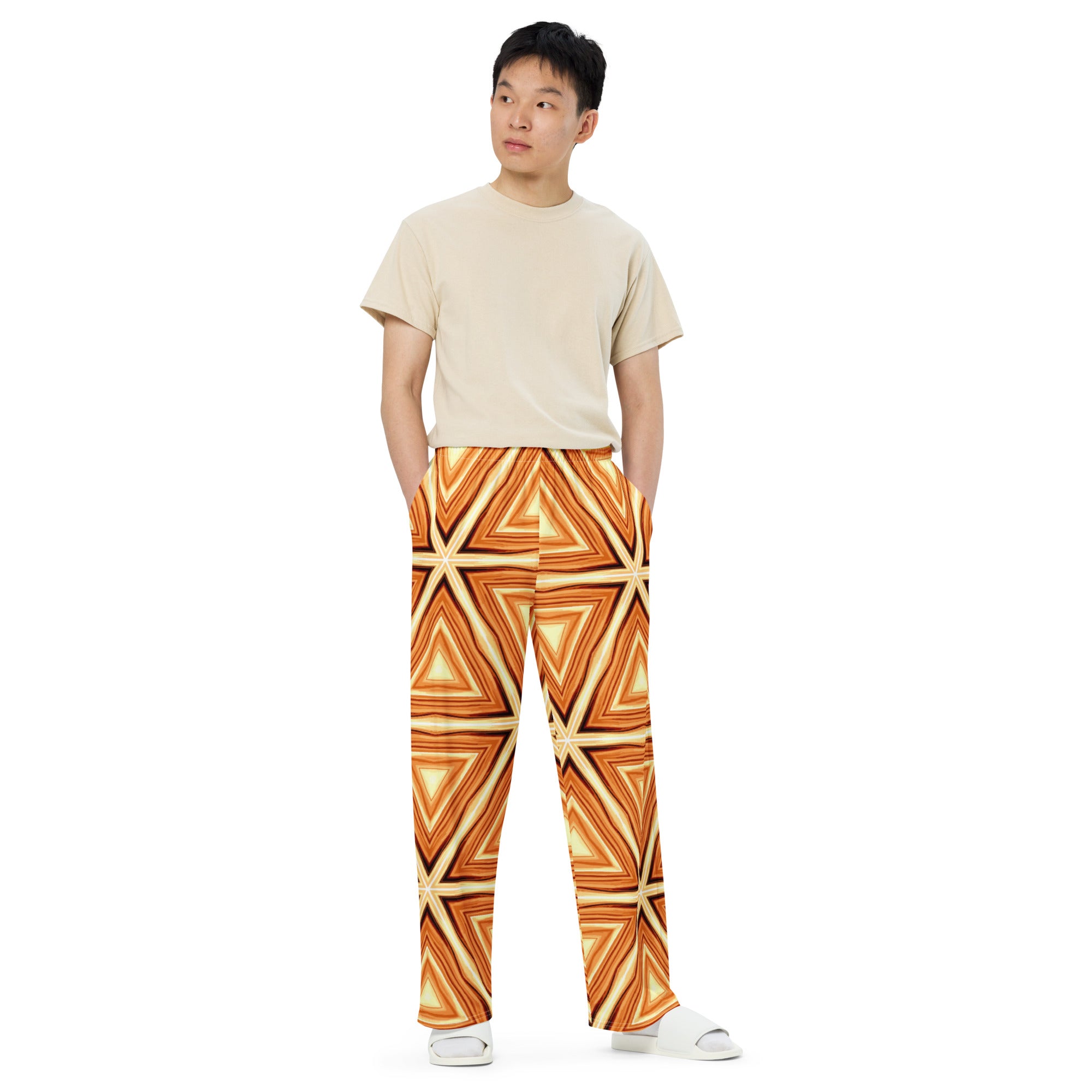 Unisex wide-leg pants