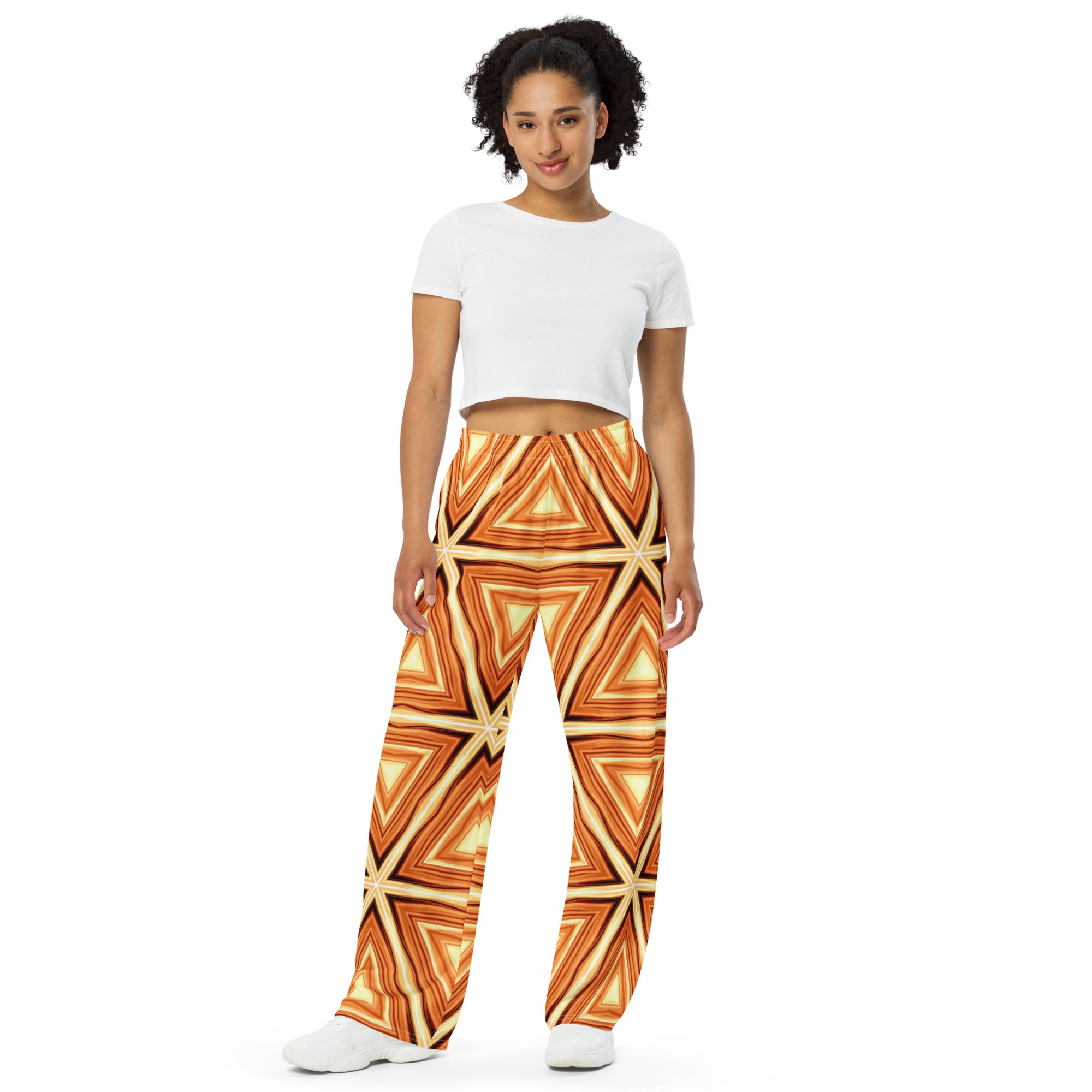 Unisex wide-leg pants