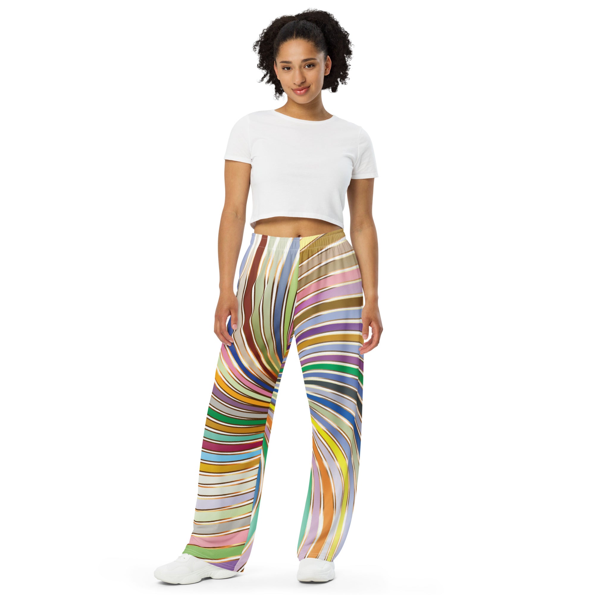 Unisex wide-leg pants