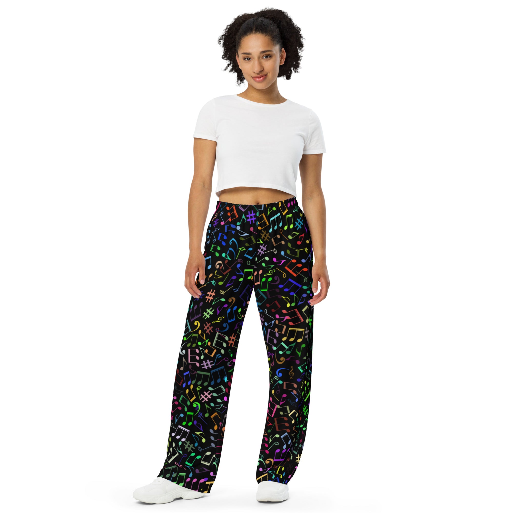 Unisex wide-leg pants