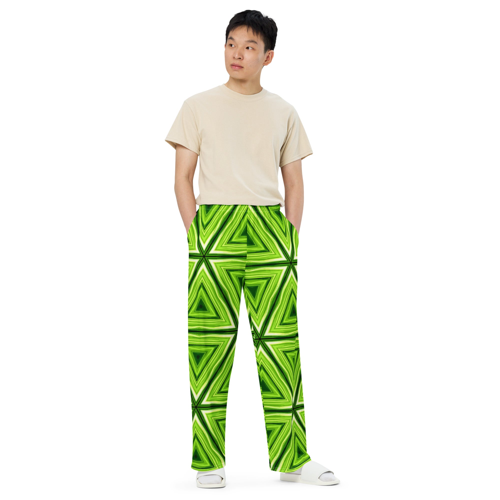 Unisex wide-leg pants