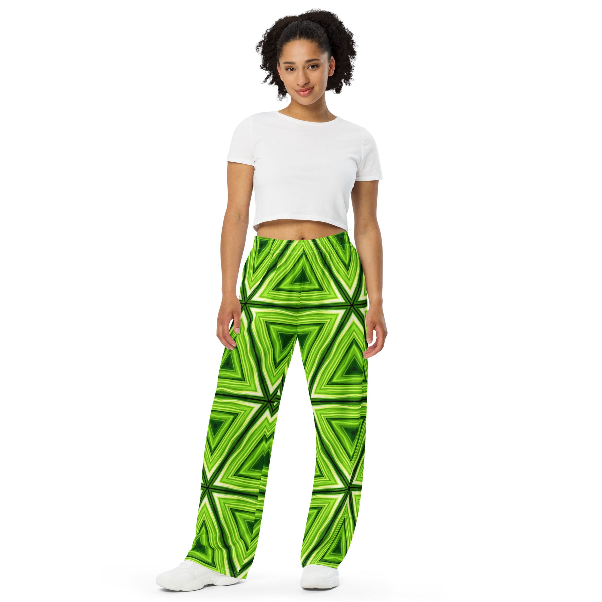 Unisex wide-leg pants