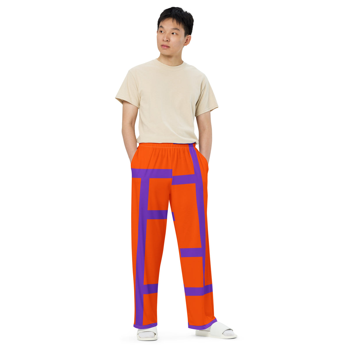 Unisex wide-leg pants
