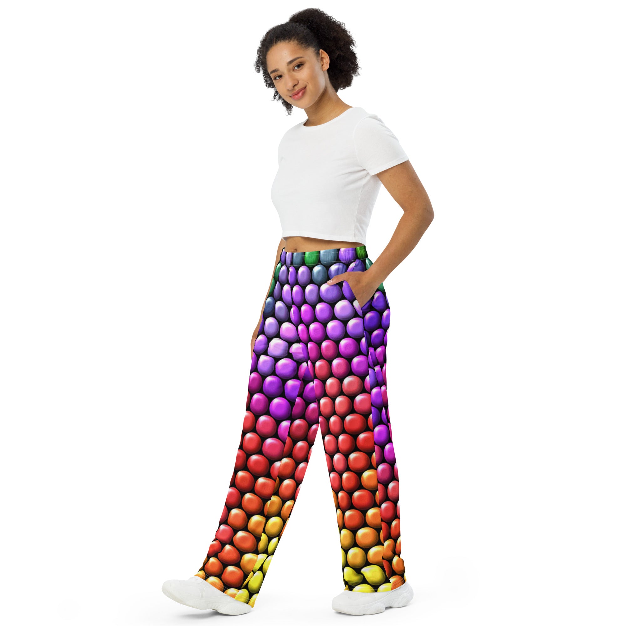 Unisex wide-leg pants