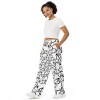 Unisex wide-leg pants