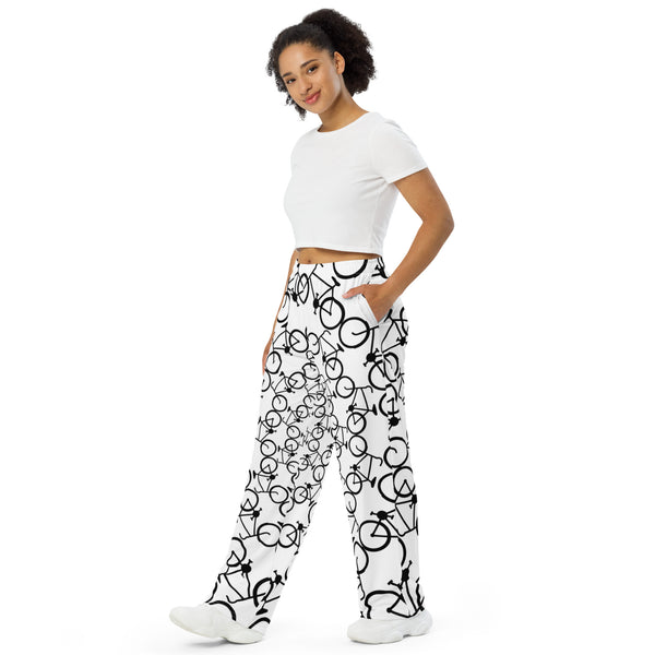 Unisex wide-leg pants