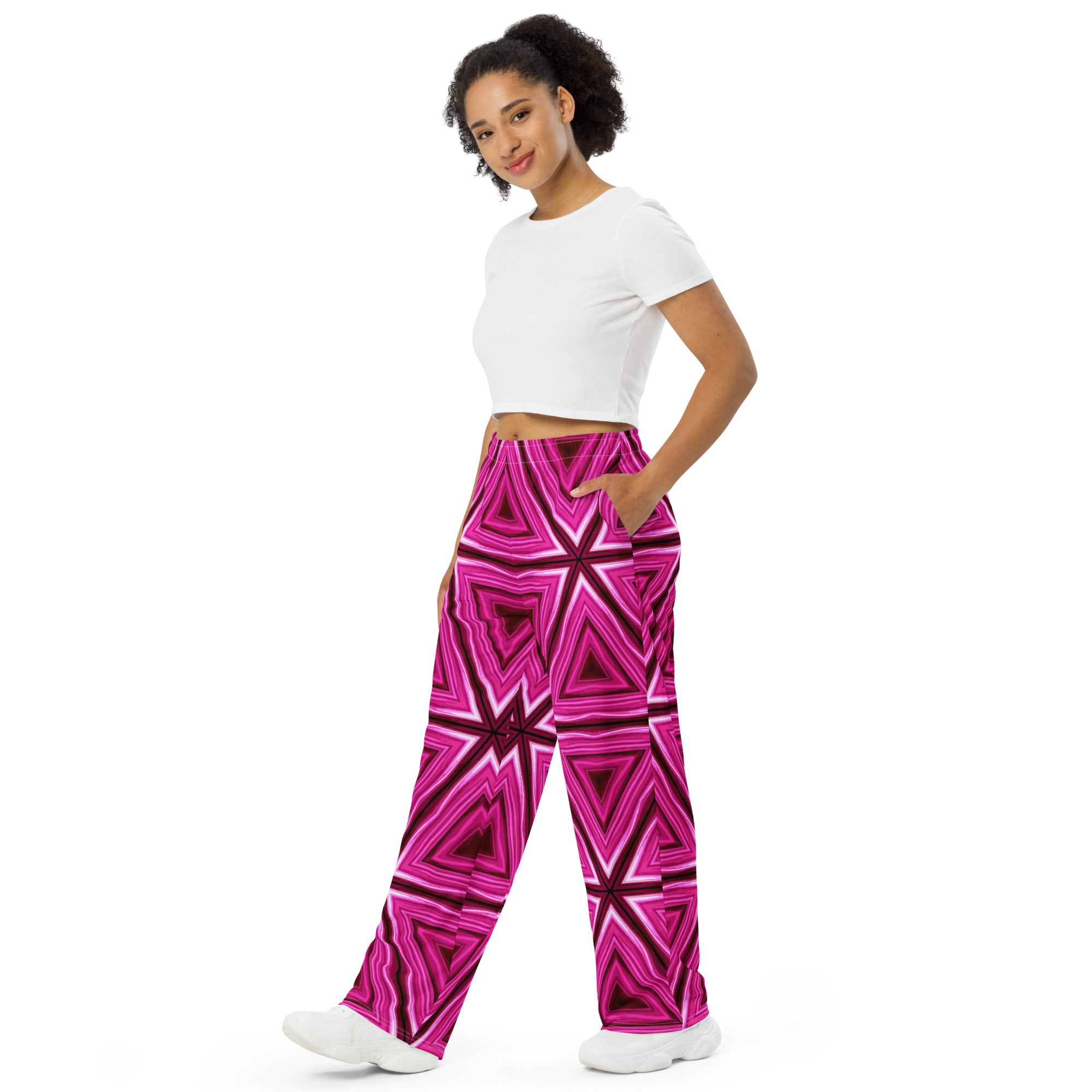 Unisex wide-leg pants