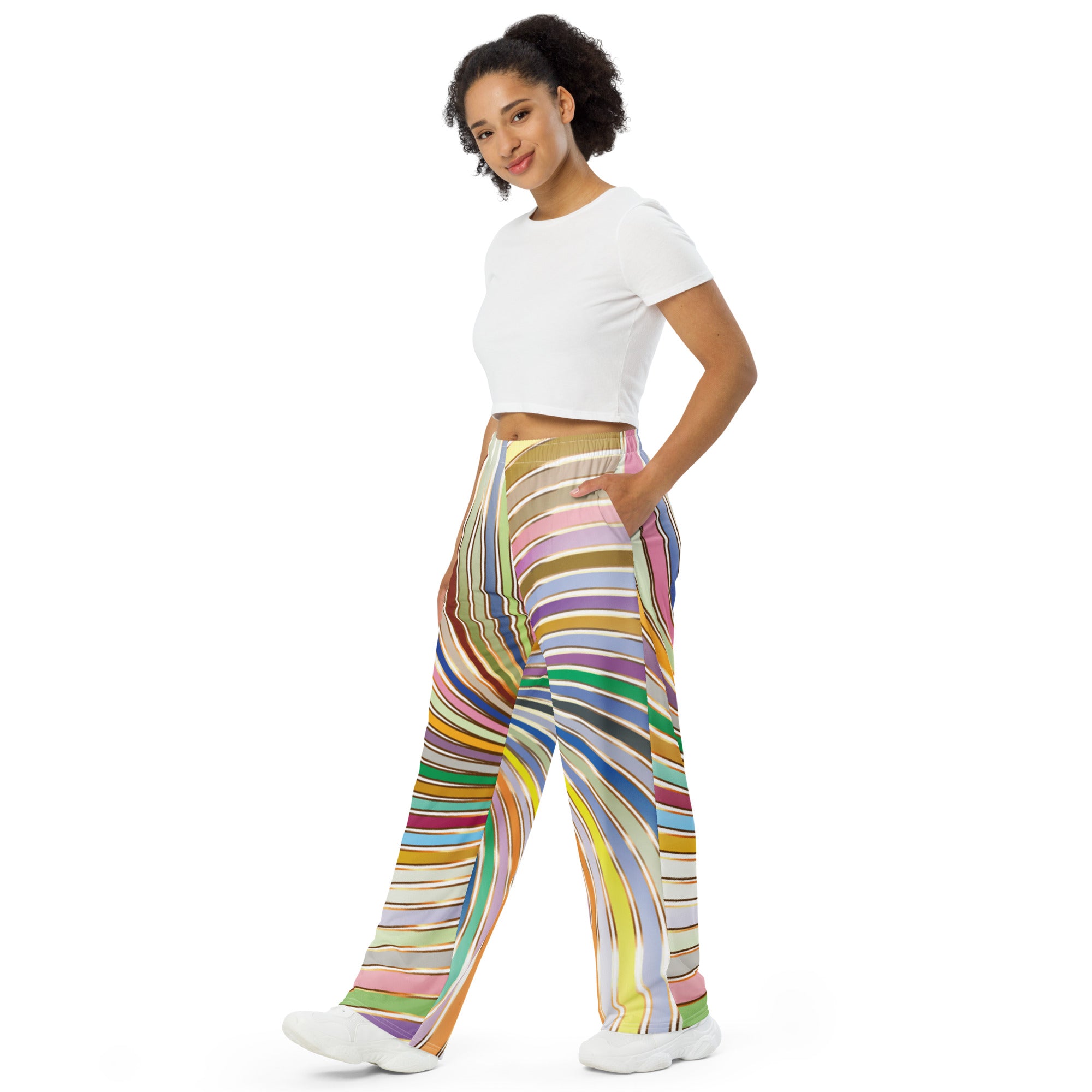 Unisex wide-leg pants