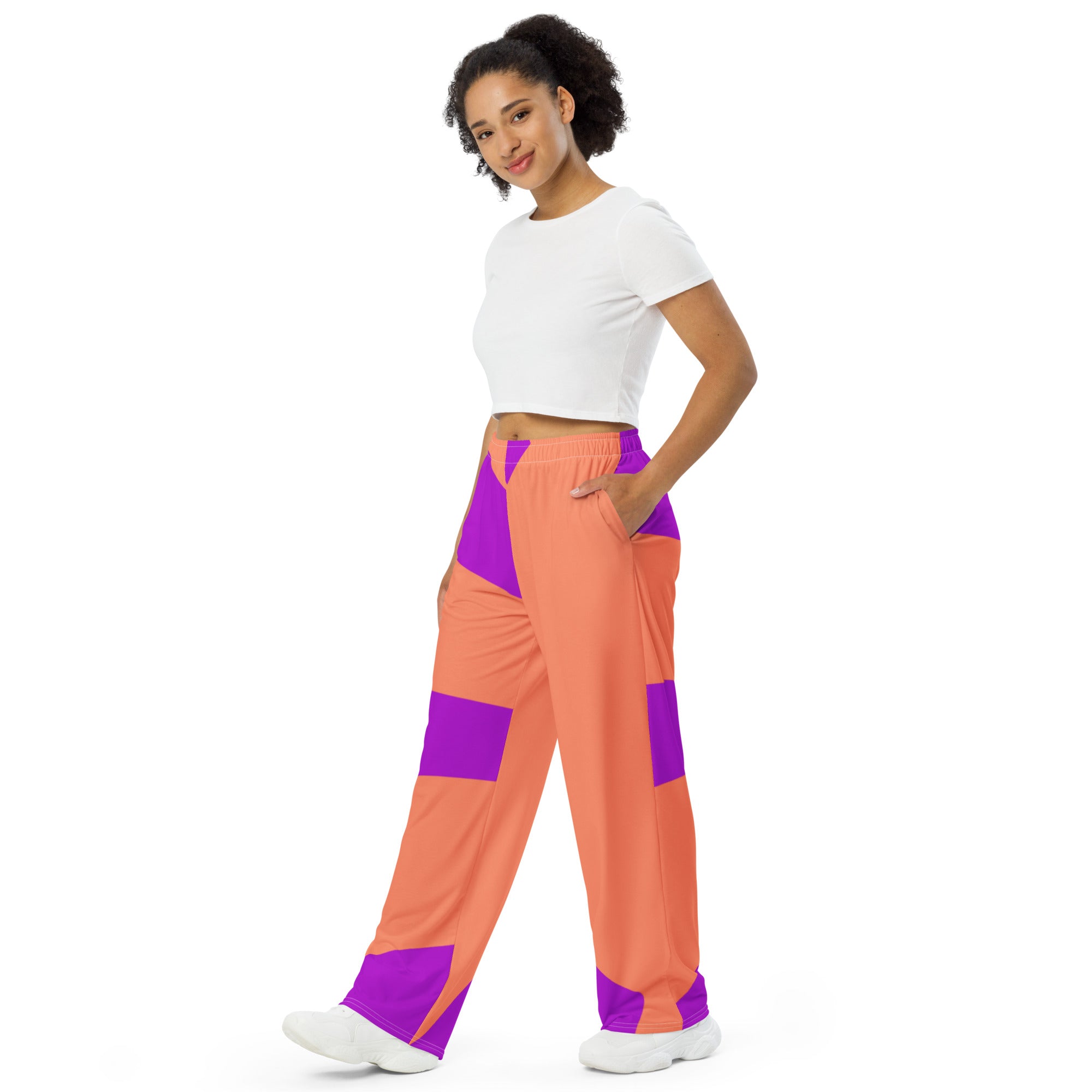 Unisex wide-leg pants