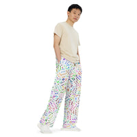 Unisex wide-leg pants