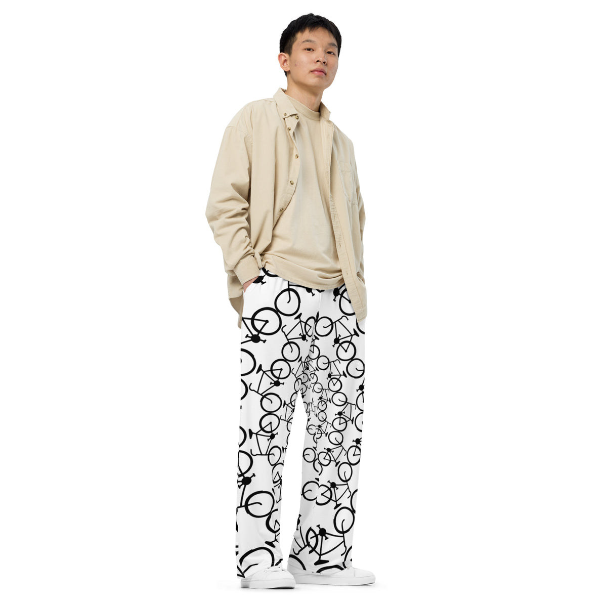 Unisex wide-leg pants