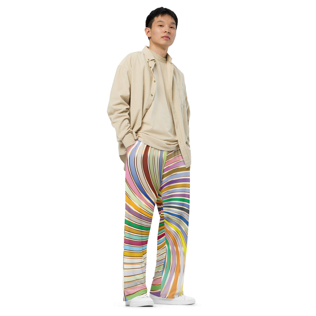 Unisex wide-leg pants