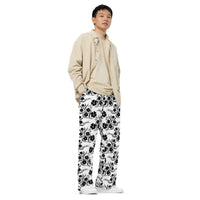 Unisex wide-leg pants