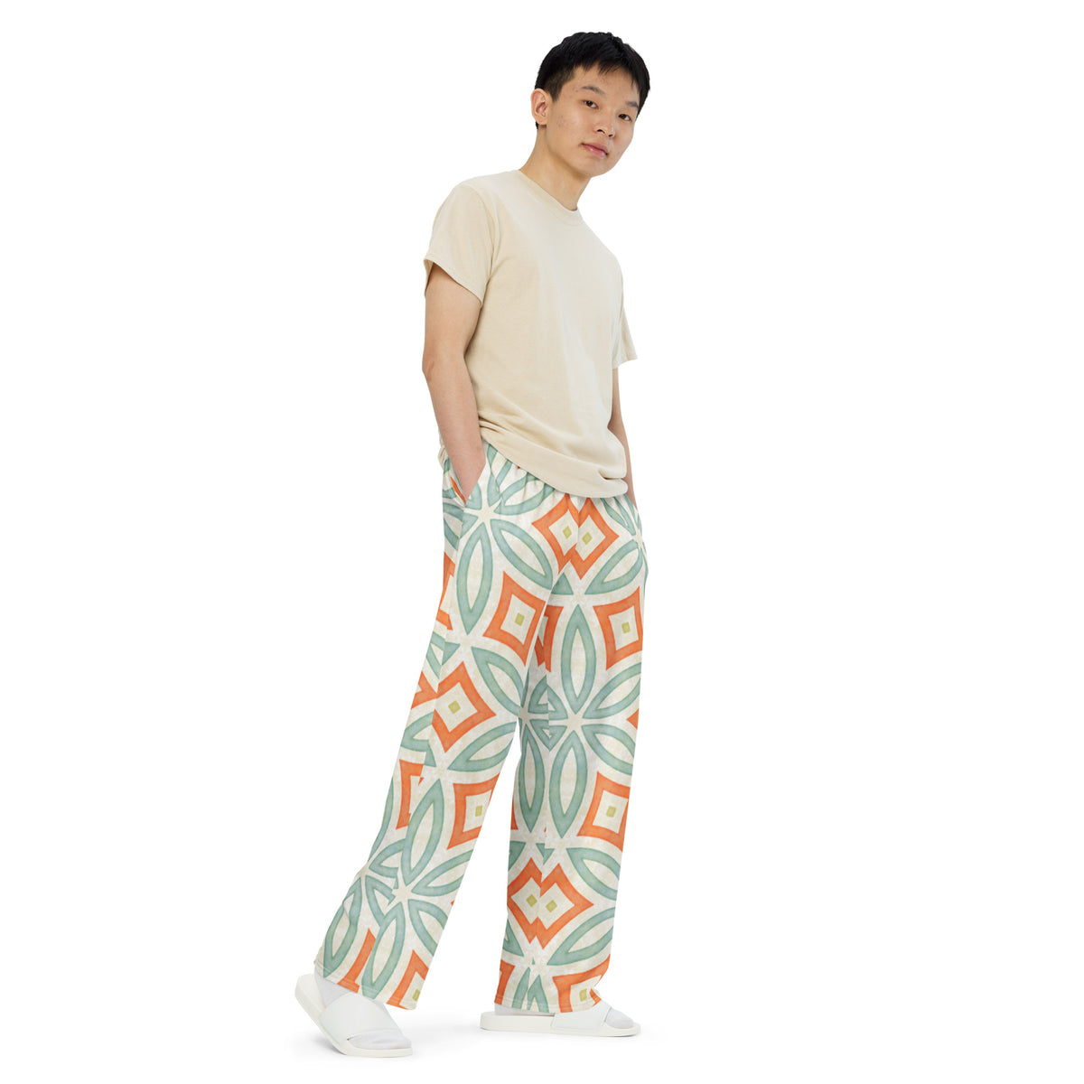 Unisex wide-leg pants
