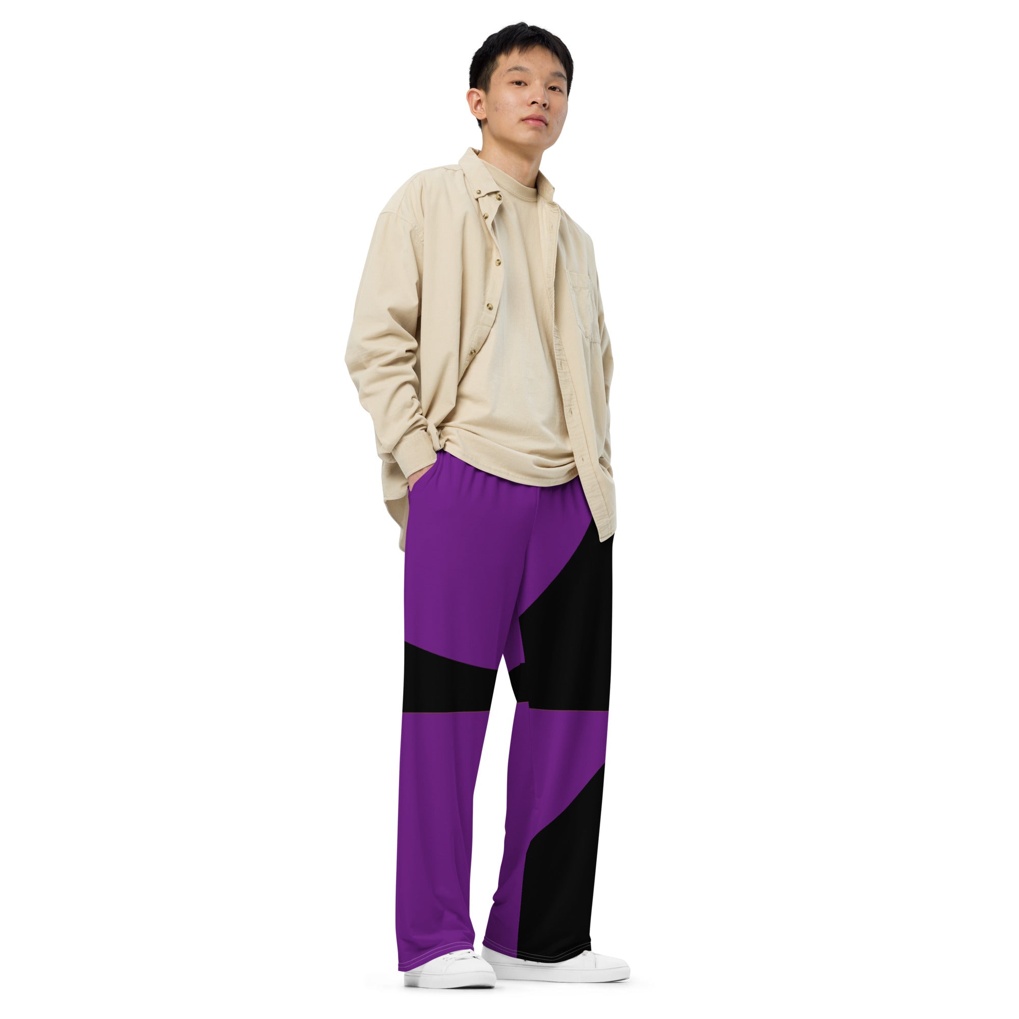 Unisex wide-leg pants