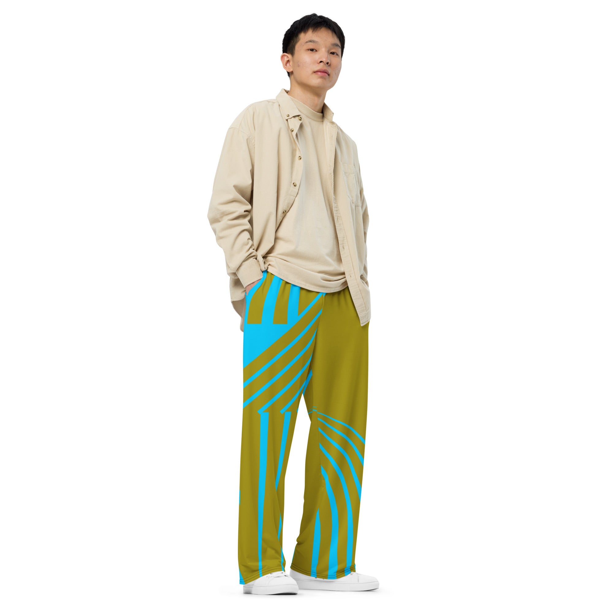 Unisex wide-leg pants