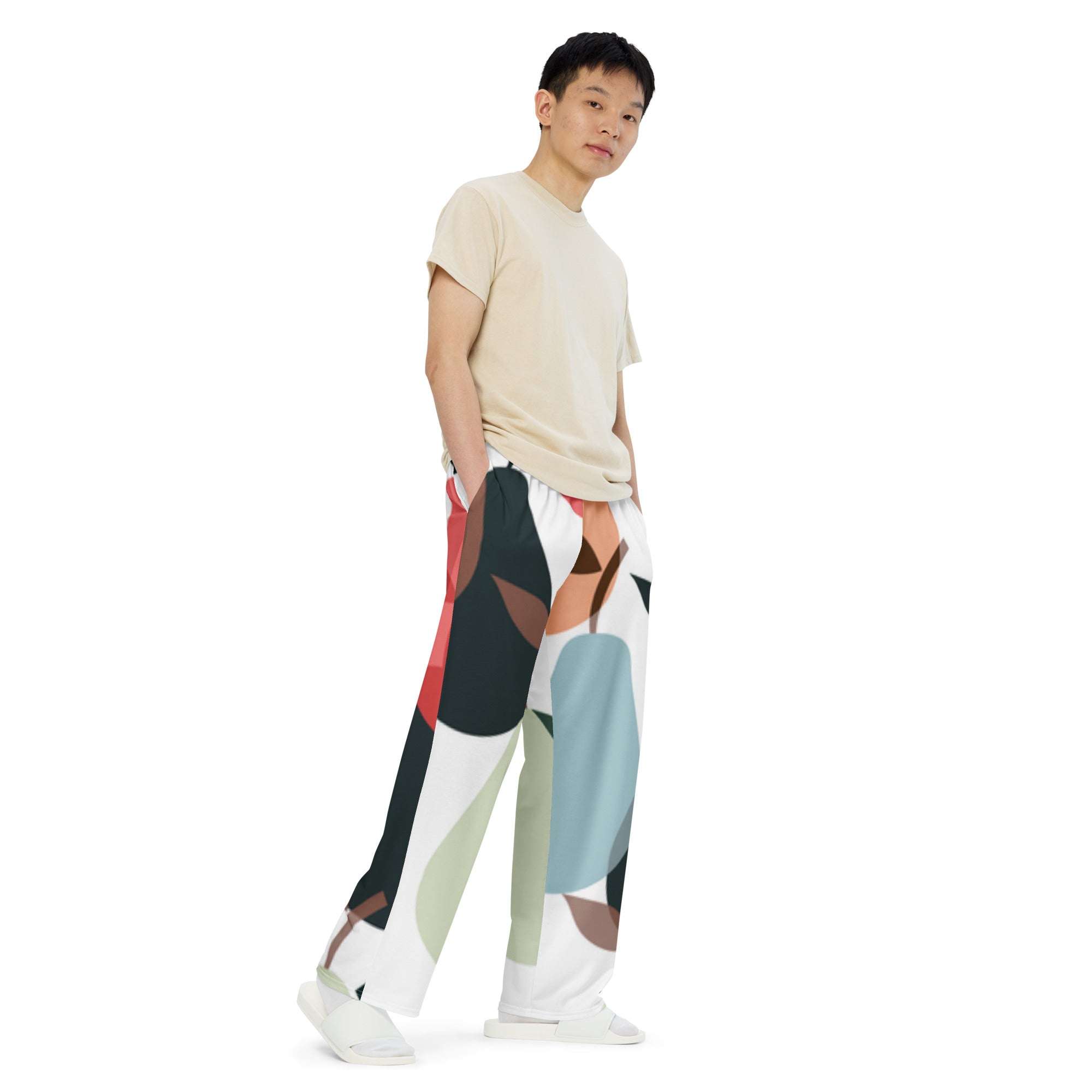 Unisex wide-leg pants