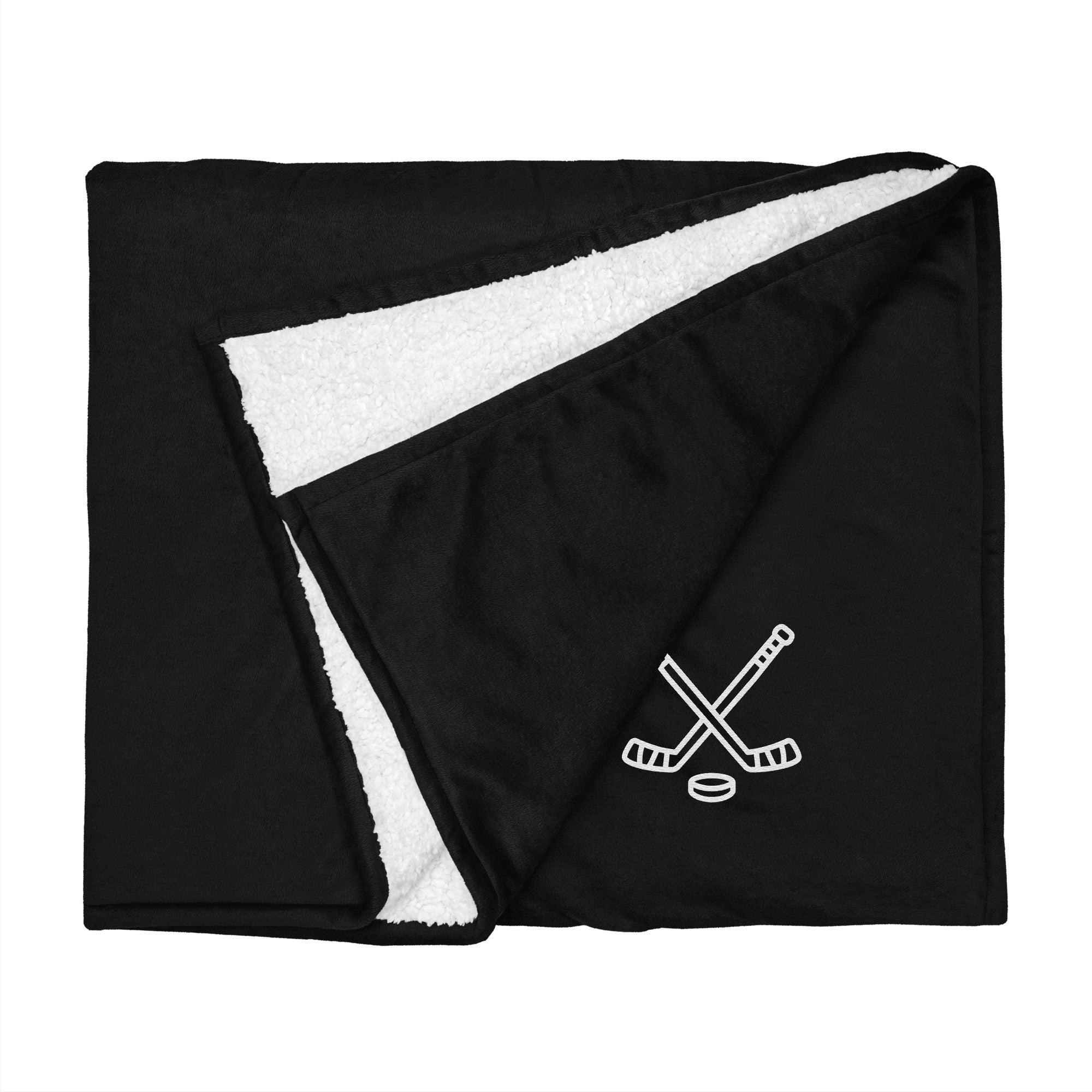 EMBROIDERED PREMIUM SHERPA BLANKET